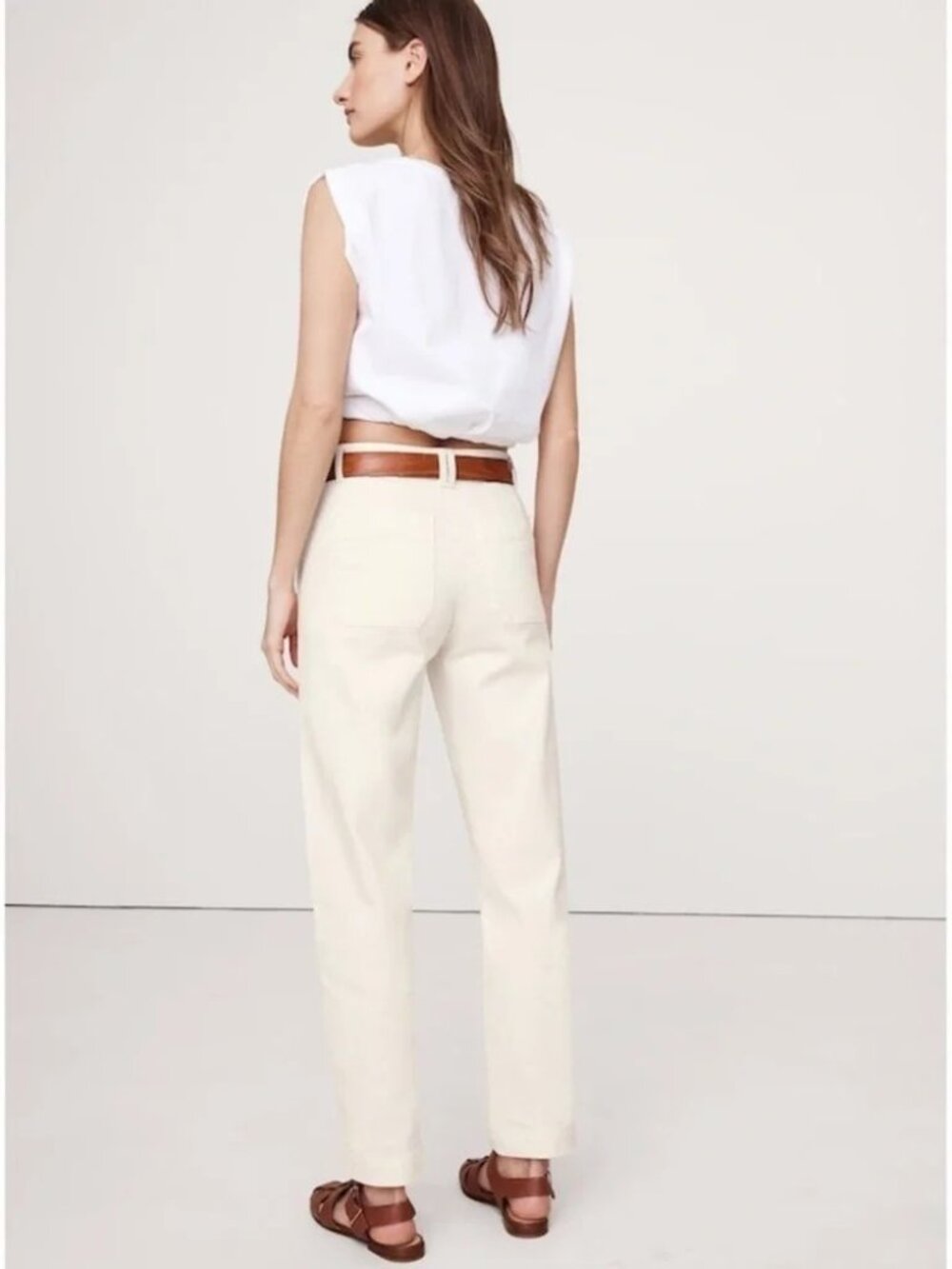 Banana Republic Weekender Barrel Leg pants NWT - Picture 2 of 6